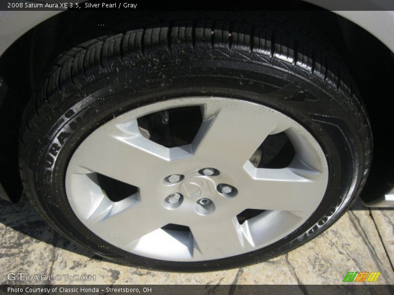 Silver Pearl / Gray 2008 Saturn Aura XE 3.5