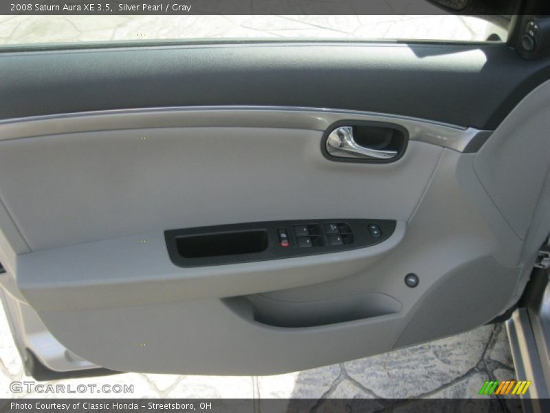 Silver Pearl / Gray 2008 Saturn Aura XE 3.5