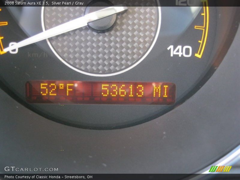 Silver Pearl / Gray 2008 Saturn Aura XE 3.5