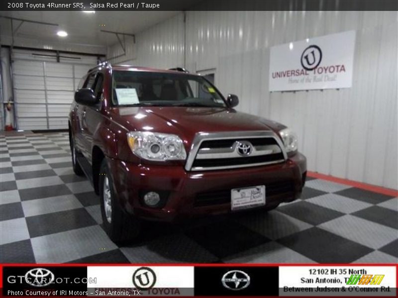 Salsa Red Pearl / Taupe 2008 Toyota 4Runner SR5