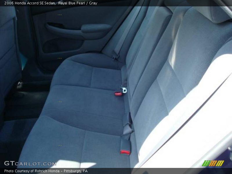 Royal Blue Pearl / Gray 2006 Honda Accord SE Sedan