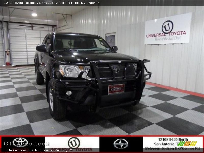 Black / Graphite 2012 Toyota Tacoma V6 SR5 Access Cab 4x4