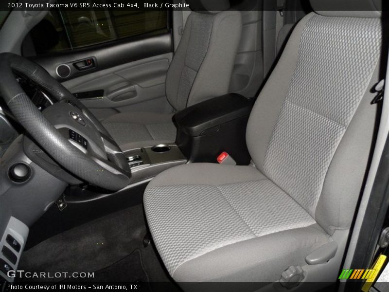 Black / Graphite 2012 Toyota Tacoma V6 SR5 Access Cab 4x4
