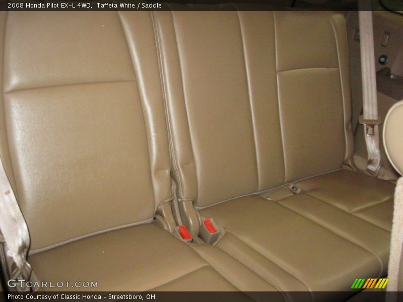 Taffeta White / Saddle 2008 Honda Pilot EX-L 4WD