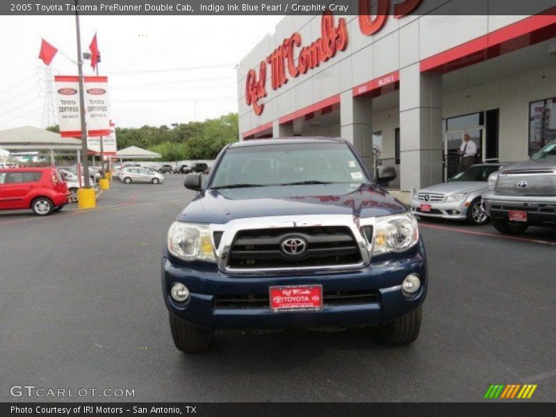 Indigo Ink Blue Pearl / Graphite Gray 2005 Toyota Tacoma PreRunner Double Cab