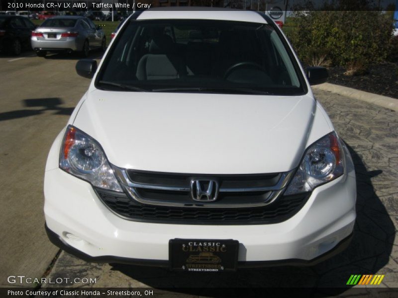 Taffeta White / Gray 2010 Honda CR-V LX AWD