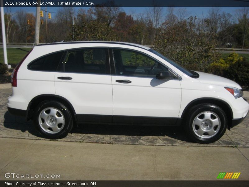 Taffeta White / Gray 2010 Honda CR-V LX AWD