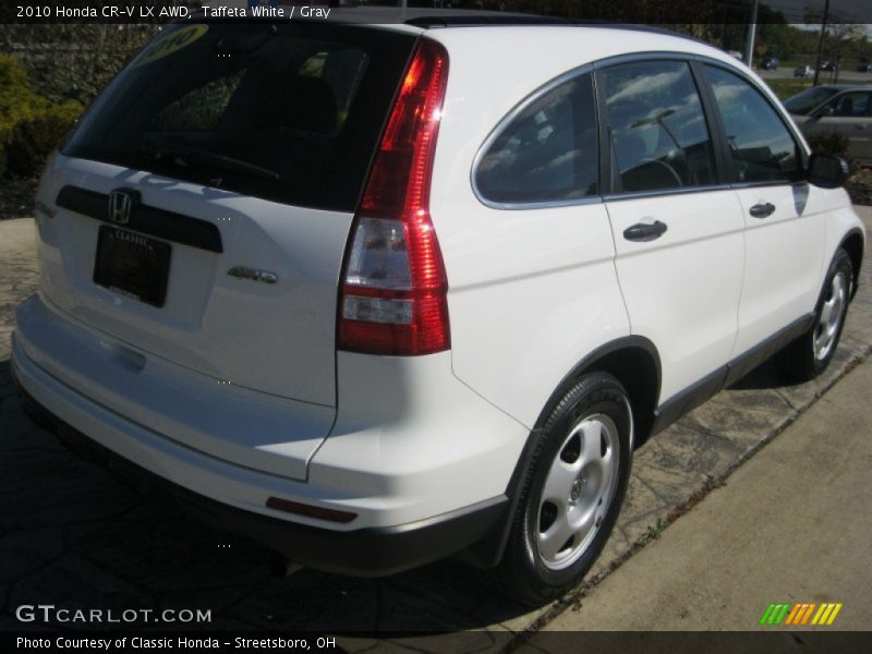 Taffeta White / Gray 2010 Honda CR-V LX AWD