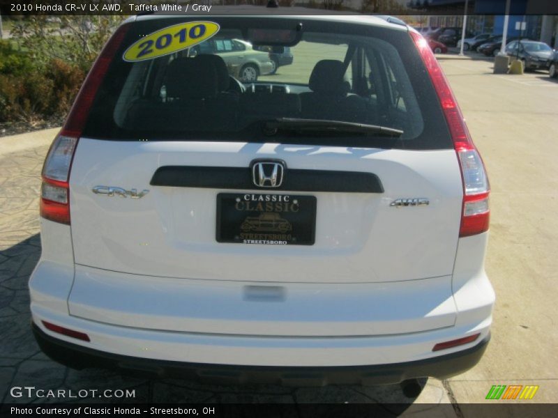 Taffeta White / Gray 2010 Honda CR-V LX AWD