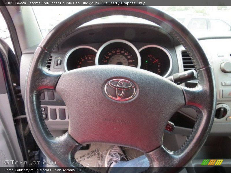 Indigo Ink Blue Pearl / Graphite Gray 2005 Toyota Tacoma PreRunner Double Cab