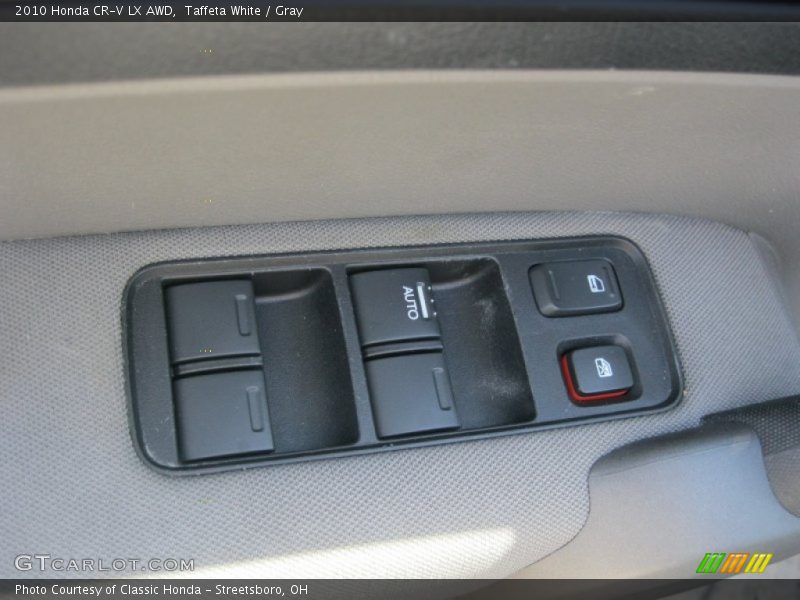 Taffeta White / Gray 2010 Honda CR-V LX AWD