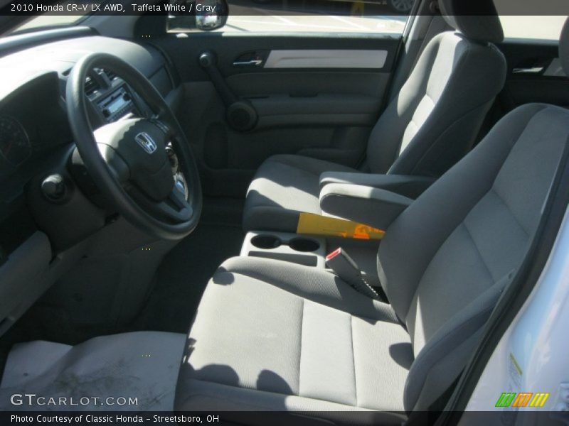 Taffeta White / Gray 2010 Honda CR-V LX AWD
