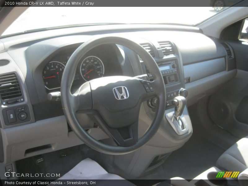 Taffeta White / Gray 2010 Honda CR-V LX AWD