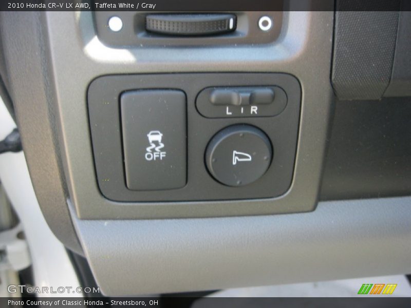 Taffeta White / Gray 2010 Honda CR-V LX AWD