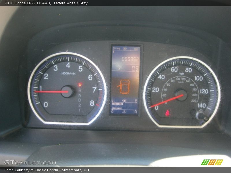 Taffeta White / Gray 2010 Honda CR-V LX AWD