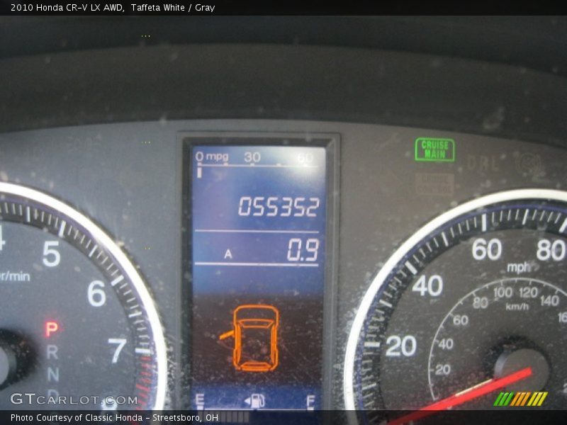 Taffeta White / Gray 2010 Honda CR-V LX AWD