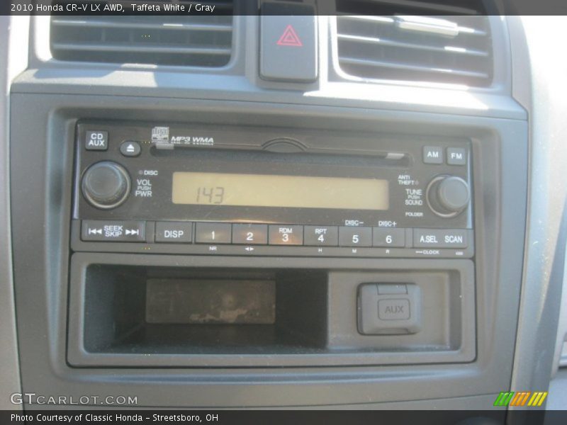 Taffeta White / Gray 2010 Honda CR-V LX AWD