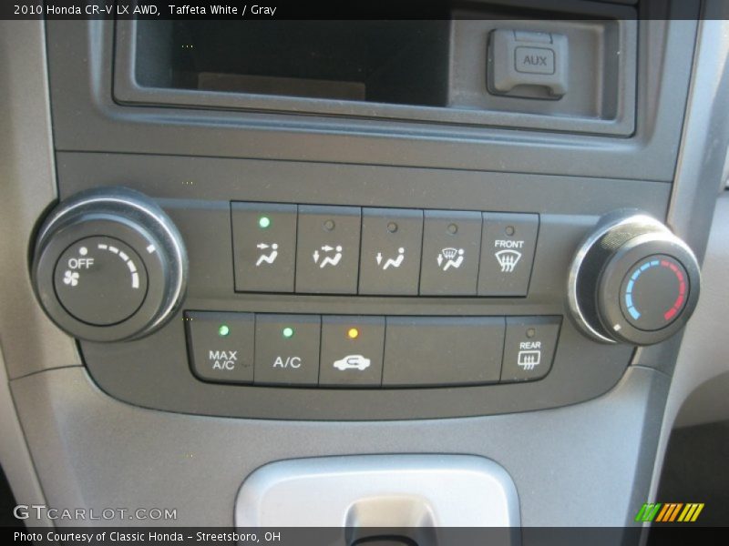 Taffeta White / Gray 2010 Honda CR-V LX AWD