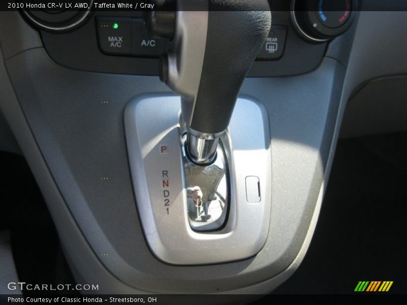 Taffeta White / Gray 2010 Honda CR-V LX AWD