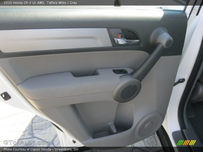 Taffeta White / Gray 2010 Honda CR-V LX AWD
