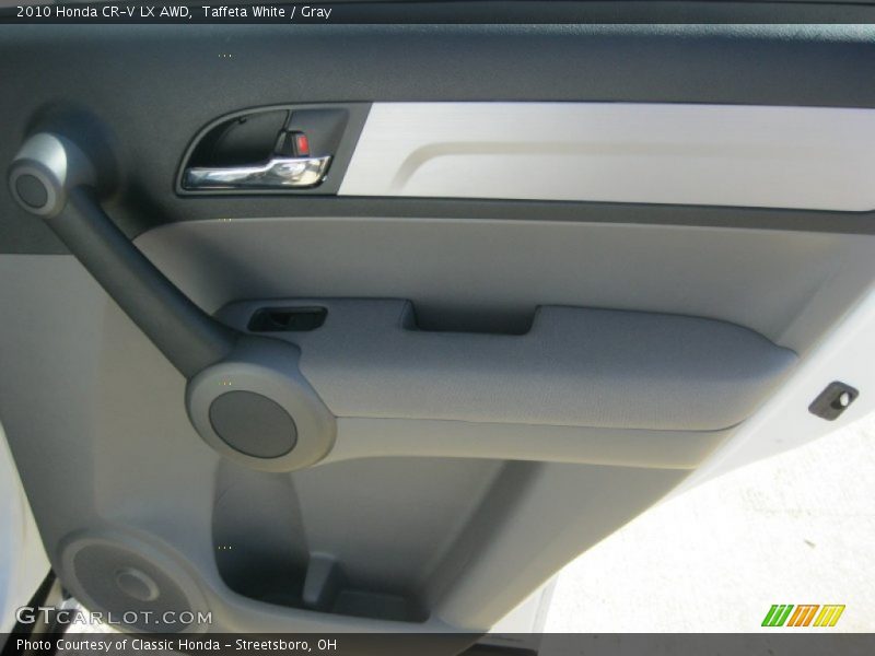 Taffeta White / Gray 2010 Honda CR-V LX AWD