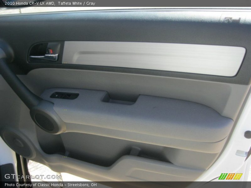 Taffeta White / Gray 2010 Honda CR-V LX AWD