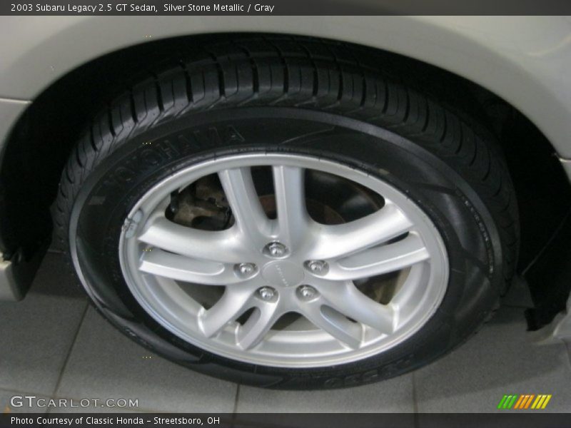 Silver Stone Metallic / Gray 2003 Subaru Legacy 2.5 GT Sedan