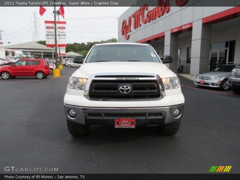 Super White / Graphite Gray 2011 Toyota Tundra SR5 CrewMax
