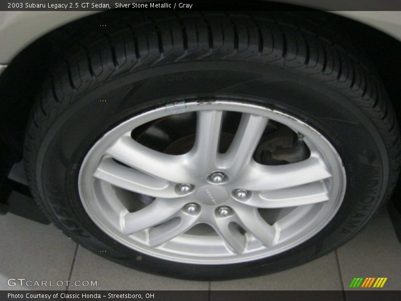 Silver Stone Metallic / Gray 2003 Subaru Legacy 2.5 GT Sedan