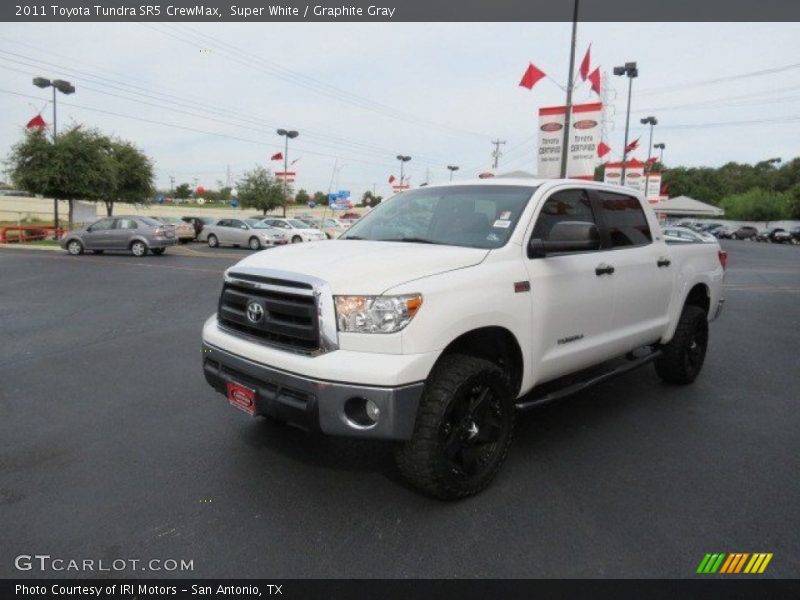 Super White / Graphite Gray 2011 Toyota Tundra SR5 CrewMax