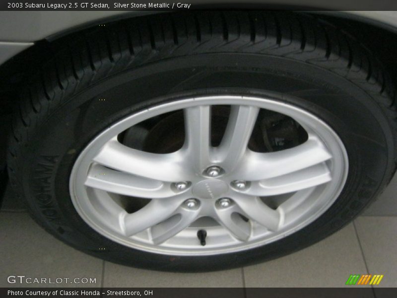 Silver Stone Metallic / Gray 2003 Subaru Legacy 2.5 GT Sedan