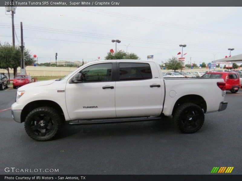 Super White / Graphite Gray 2011 Toyota Tundra SR5 CrewMax