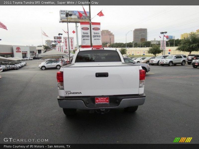 Super White / Graphite Gray 2011 Toyota Tundra SR5 CrewMax