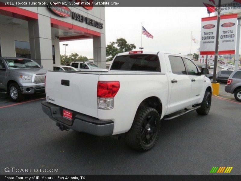 Super White / Graphite Gray 2011 Toyota Tundra SR5 CrewMax