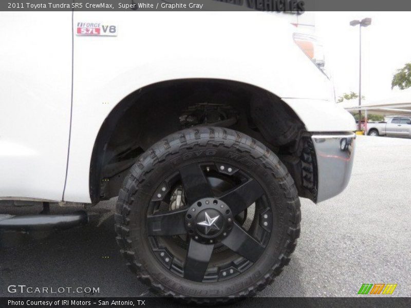 Super White / Graphite Gray 2011 Toyota Tundra SR5 CrewMax