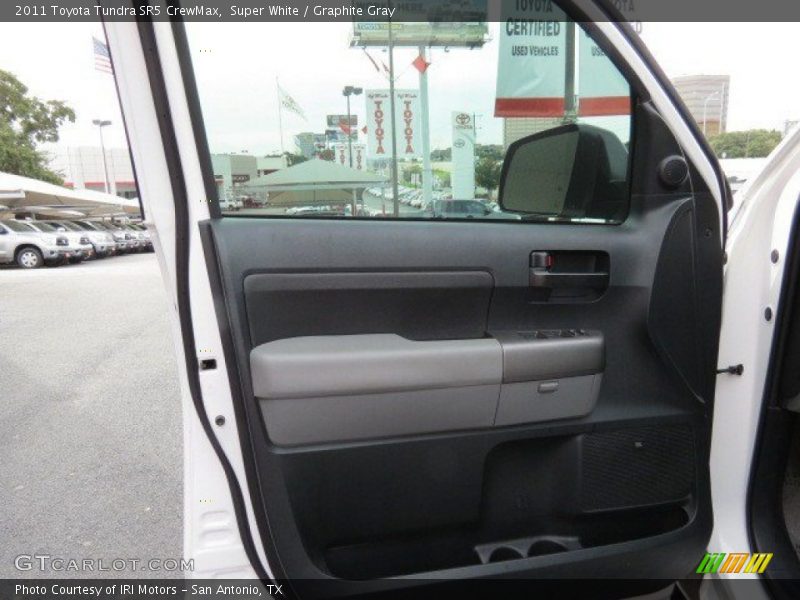 Super White / Graphite Gray 2011 Toyota Tundra SR5 CrewMax