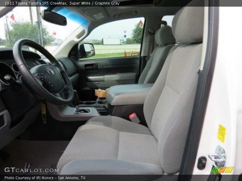 Super White / Graphite Gray 2011 Toyota Tundra SR5 CrewMax