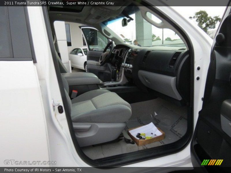 Super White / Graphite Gray 2011 Toyota Tundra SR5 CrewMax