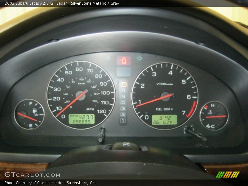  2003 Legacy 2.5 GT Sedan 2.5 GT Sedan Gauges