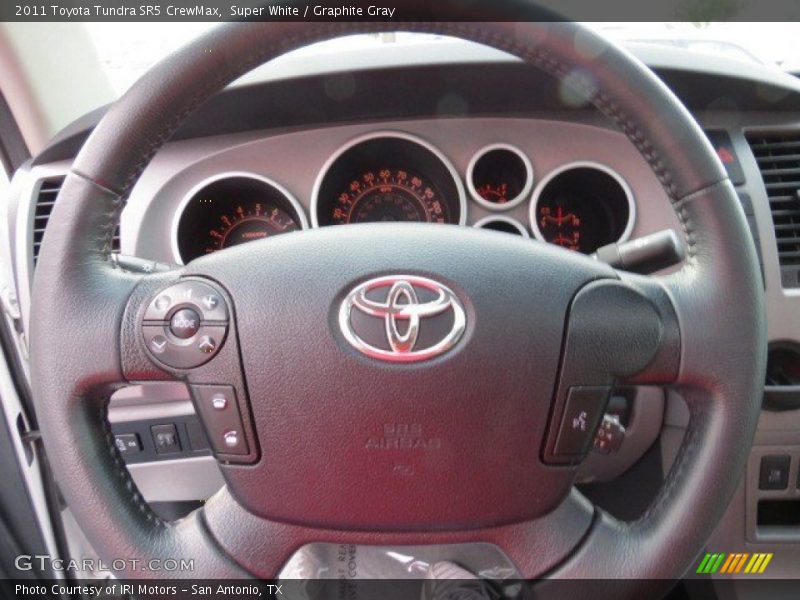 Super White / Graphite Gray 2011 Toyota Tundra SR5 CrewMax