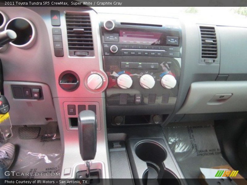 Super White / Graphite Gray 2011 Toyota Tundra SR5 CrewMax