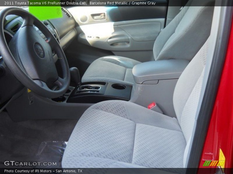 Barcelona Red Metallic / Graphite Gray 2011 Toyota Tacoma V6 PreRunner Double Cab