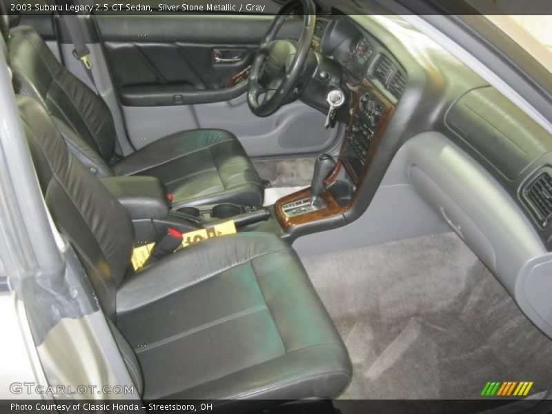 Silver Stone Metallic / Gray 2003 Subaru Legacy 2.5 GT Sedan