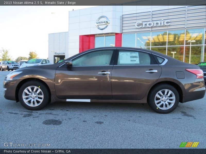 Metallic Slate / Beige 2013 Nissan Altima 2.5 S
