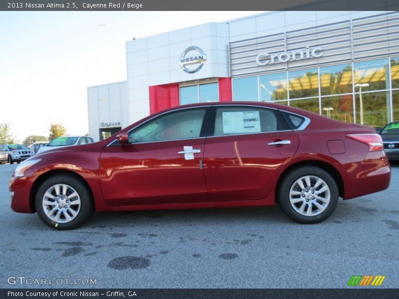 Cayenne Red / Beige 2013 Nissan Altima 2.5