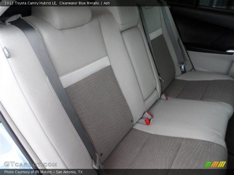 Clearwater Blue Metallic / Ash 2012 Toyota Camry Hybrid LE