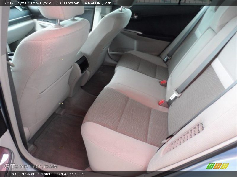 Clearwater Blue Metallic / Ash 2012 Toyota Camry Hybrid LE