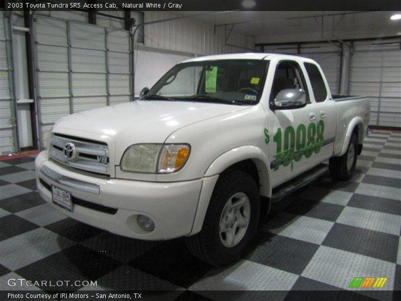Natural White / Gray 2003 Toyota Tundra SR5 Access Cab