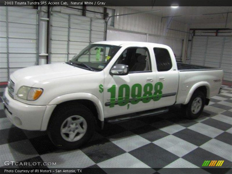 Natural White / Gray 2003 Toyota Tundra SR5 Access Cab