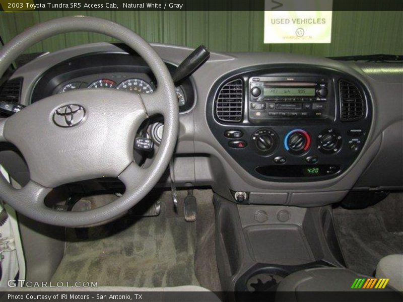 Natural White / Gray 2003 Toyota Tundra SR5 Access Cab